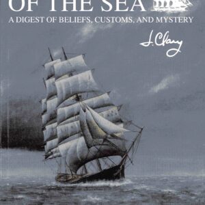 Sailing ship under stormy sky illustration.