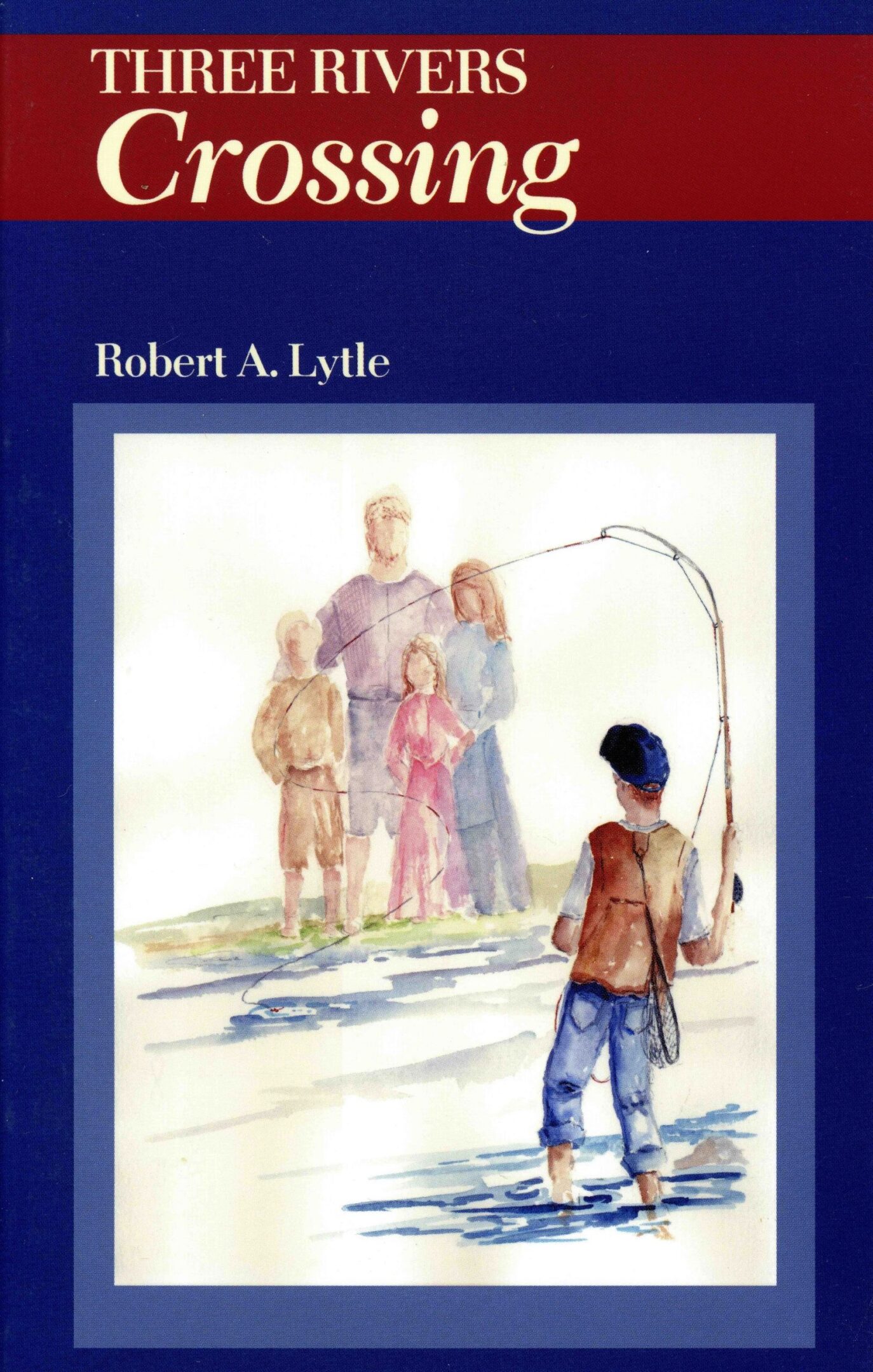 Book cover: Three Rivers Crossing illustration.