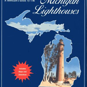 Cover of "Michigan Lighthouses" guidebook.