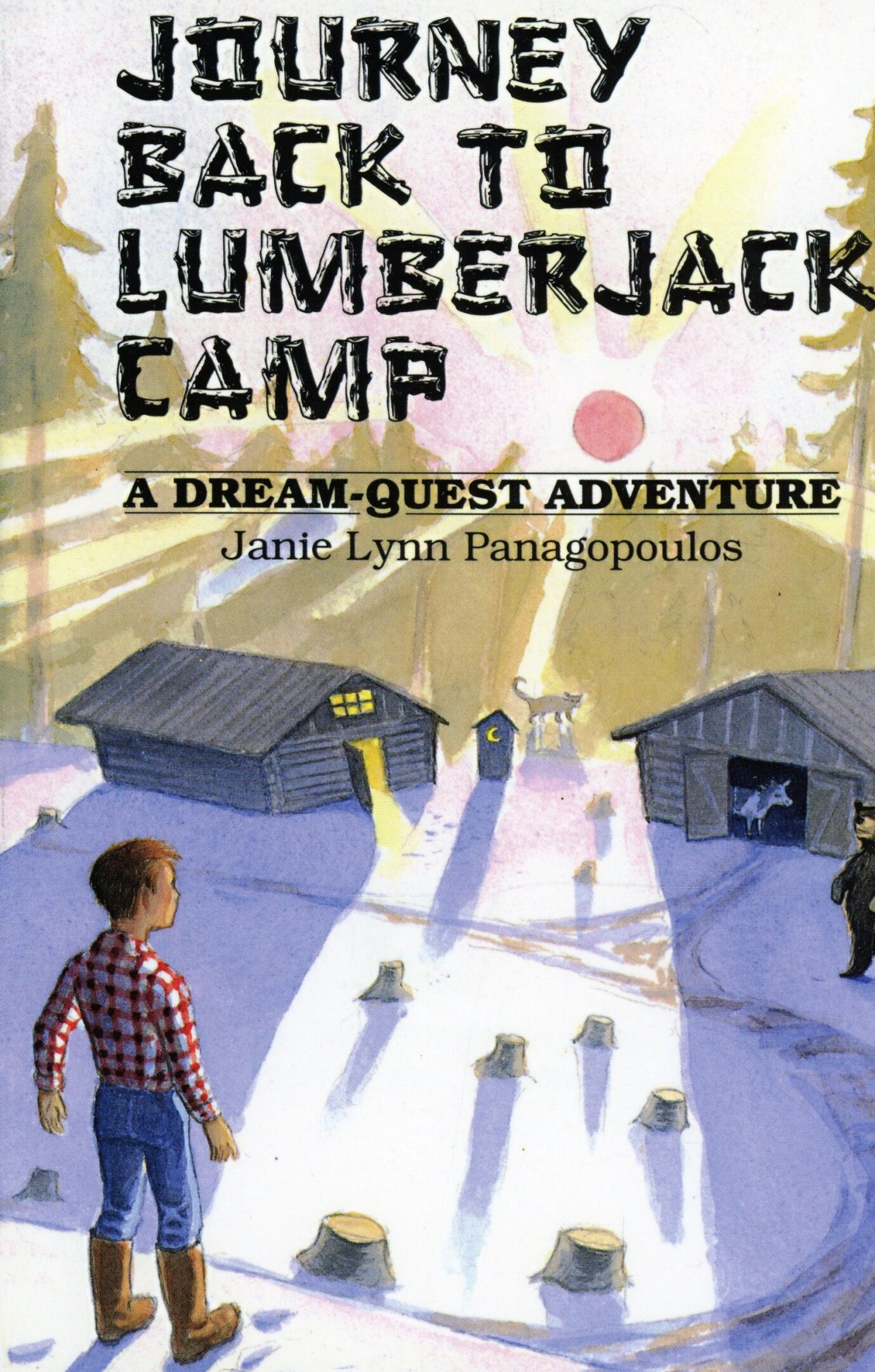 Book cover: Journey Back to Lumberjack Camp.