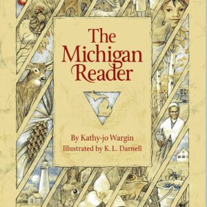 The Michigan Reader book cover with illustrations.
