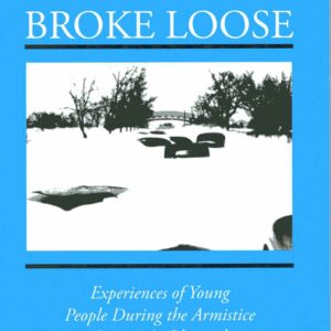 Book cover: "All Hell Broke Loose" winter scene.