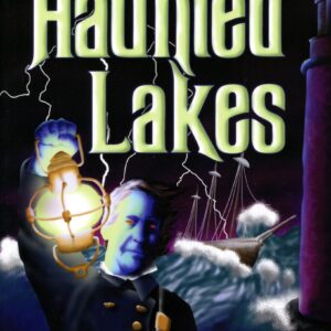 Haunted Lakes book cover with ghostly imagery.