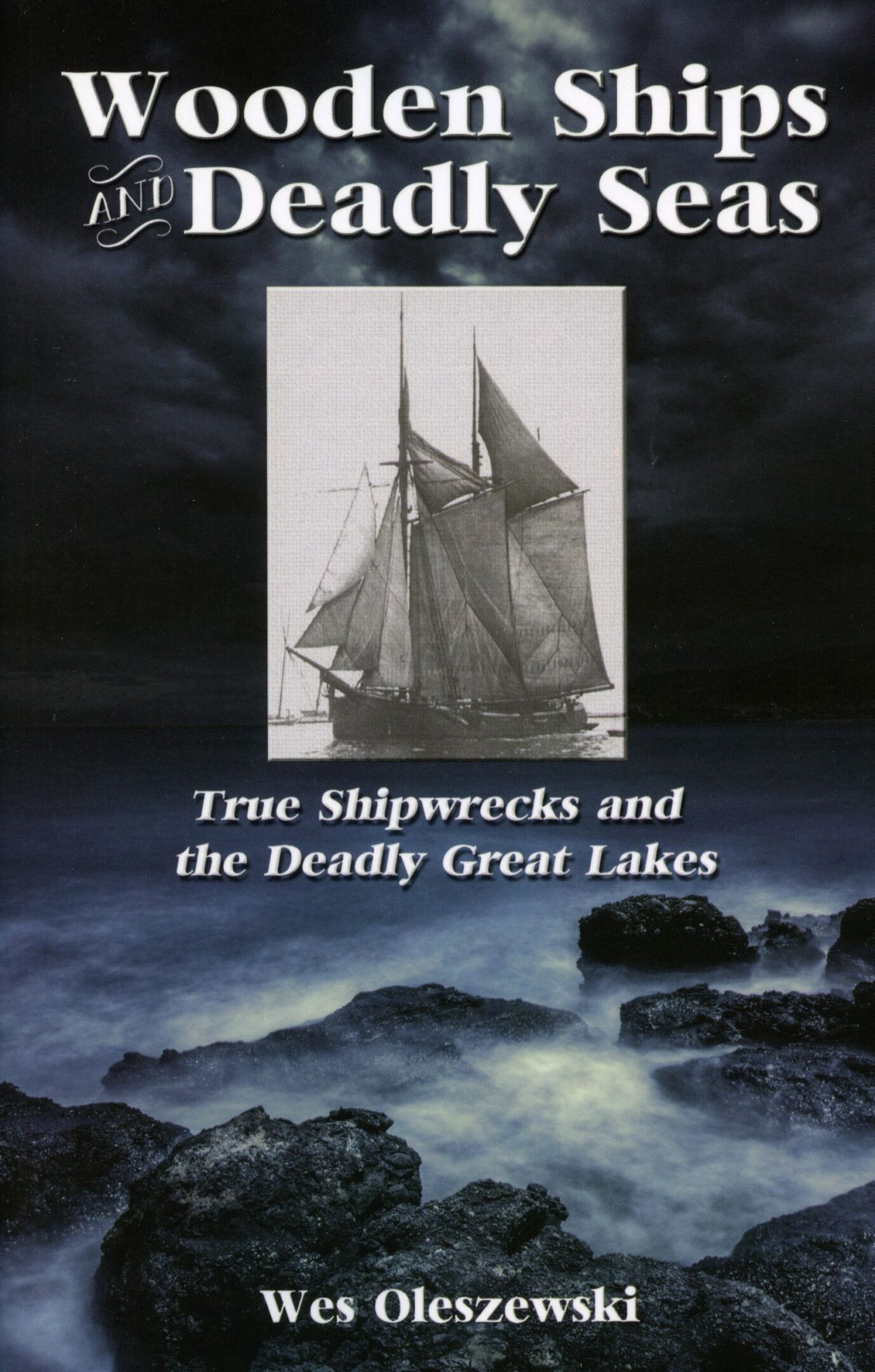 Book cover: "Wooden Ships and Deadly Seas".