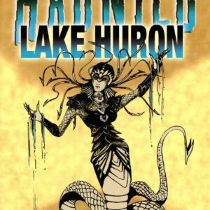 Haunted Lake Huron book cover, mythical creature.
