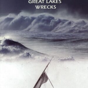 Shipwreck on stormy Great Lakes cover.
