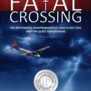 Fatal Crossing" book cover with airplane illustration.