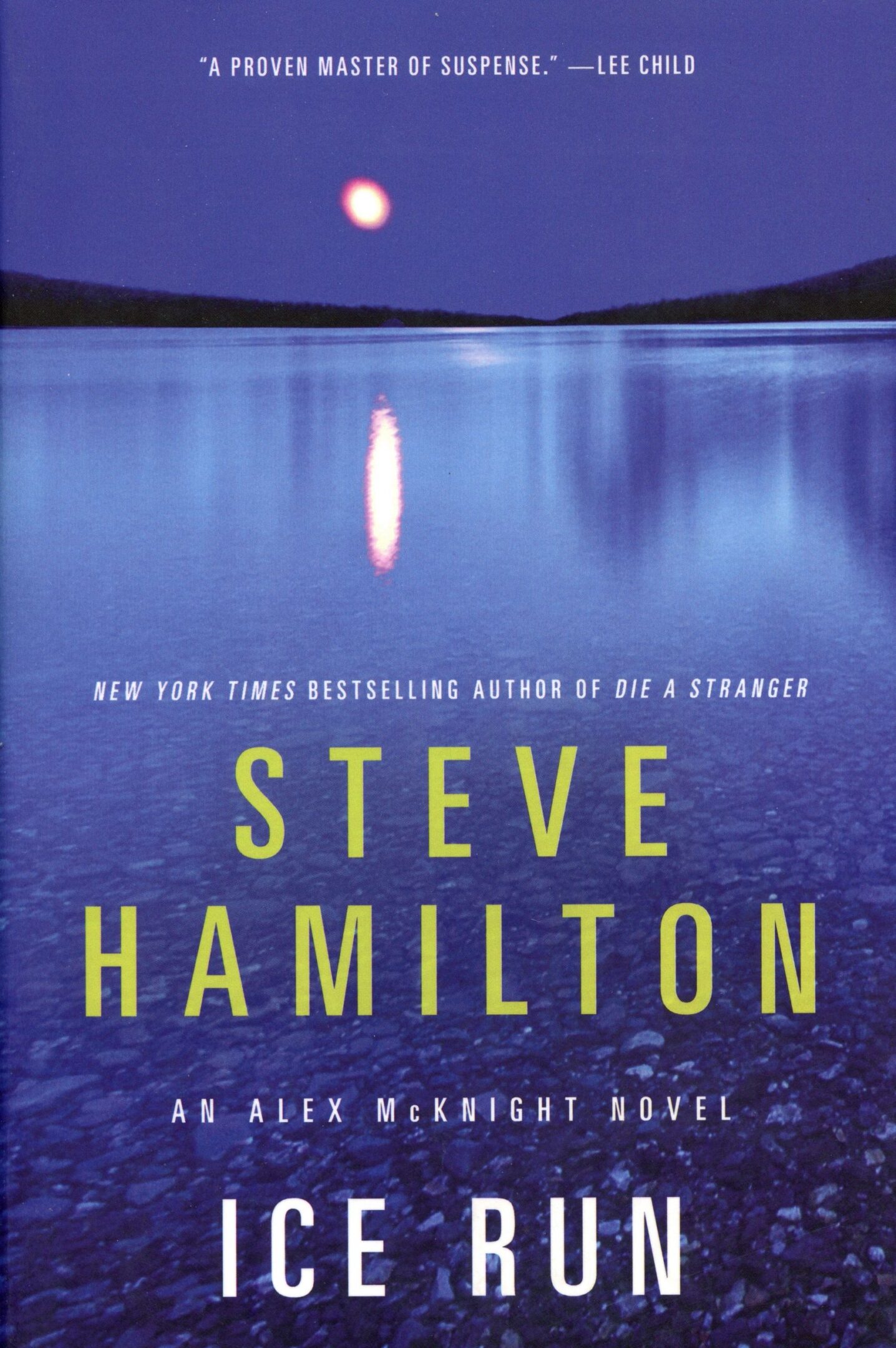 Book cover of "Ice Run" by Steve Hamilton.