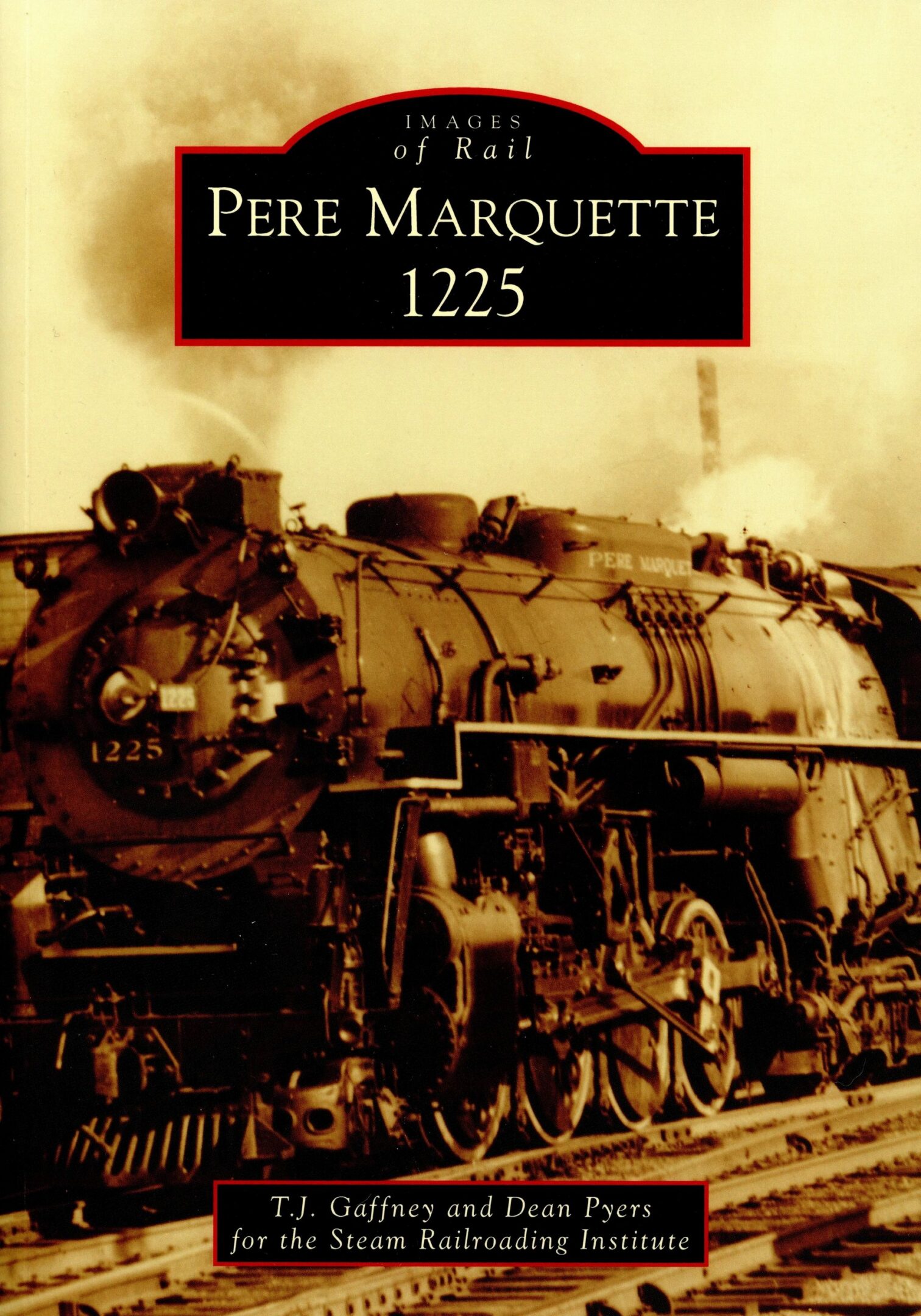 Historic steam locomotive Pere Marquette 1225.