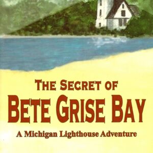 Book cover featuring a lighthouse and bay.