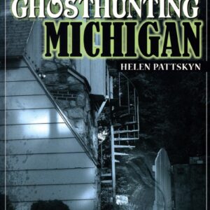 Haunted house with "Ghosthunting Michigan" title.