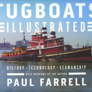 Tugboats illustrated book cover by Paul Farrell.