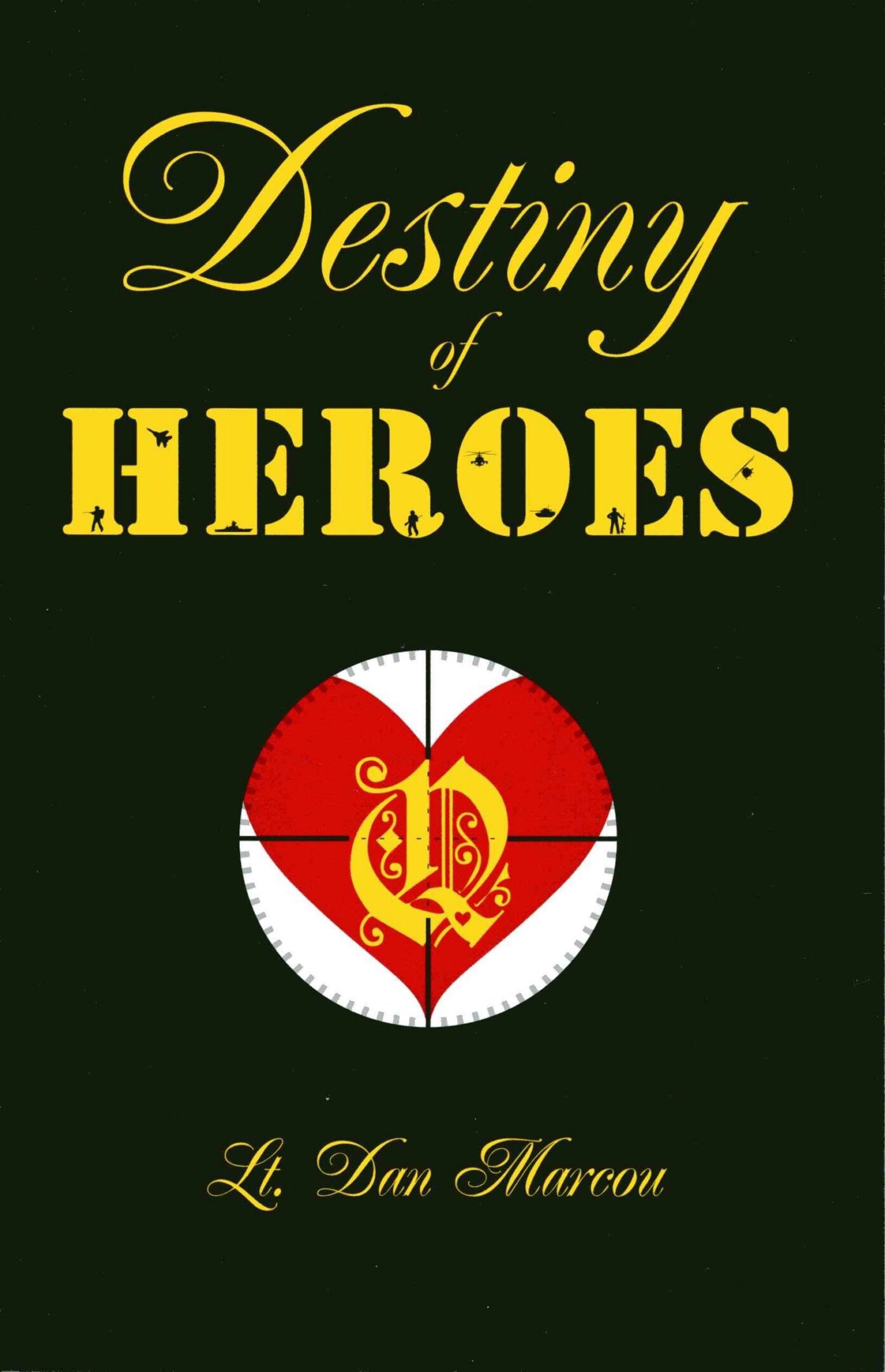 Destiny of Heroes book cover design.
