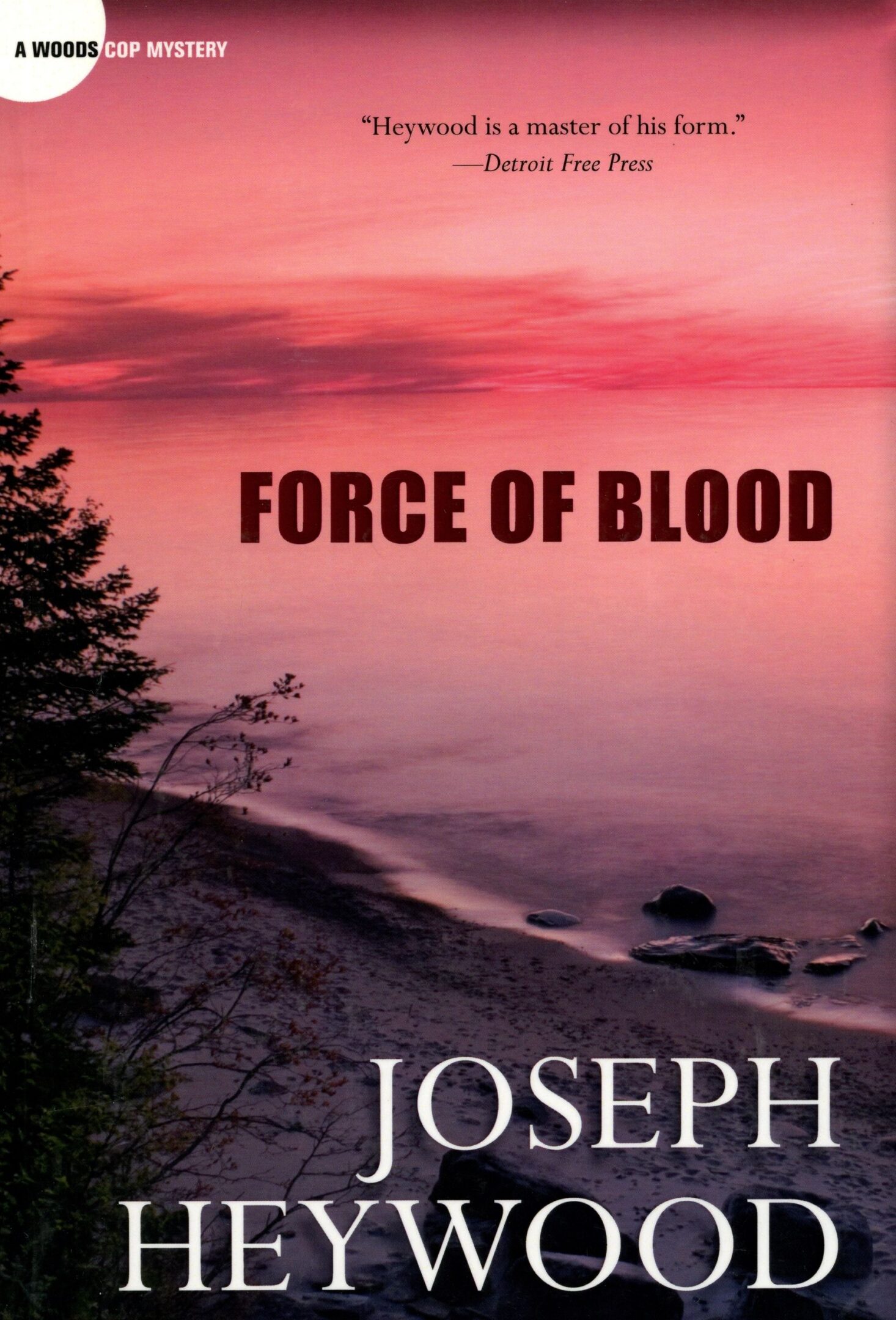 Book cover: "Force of Blood" by Joseph Heywood.