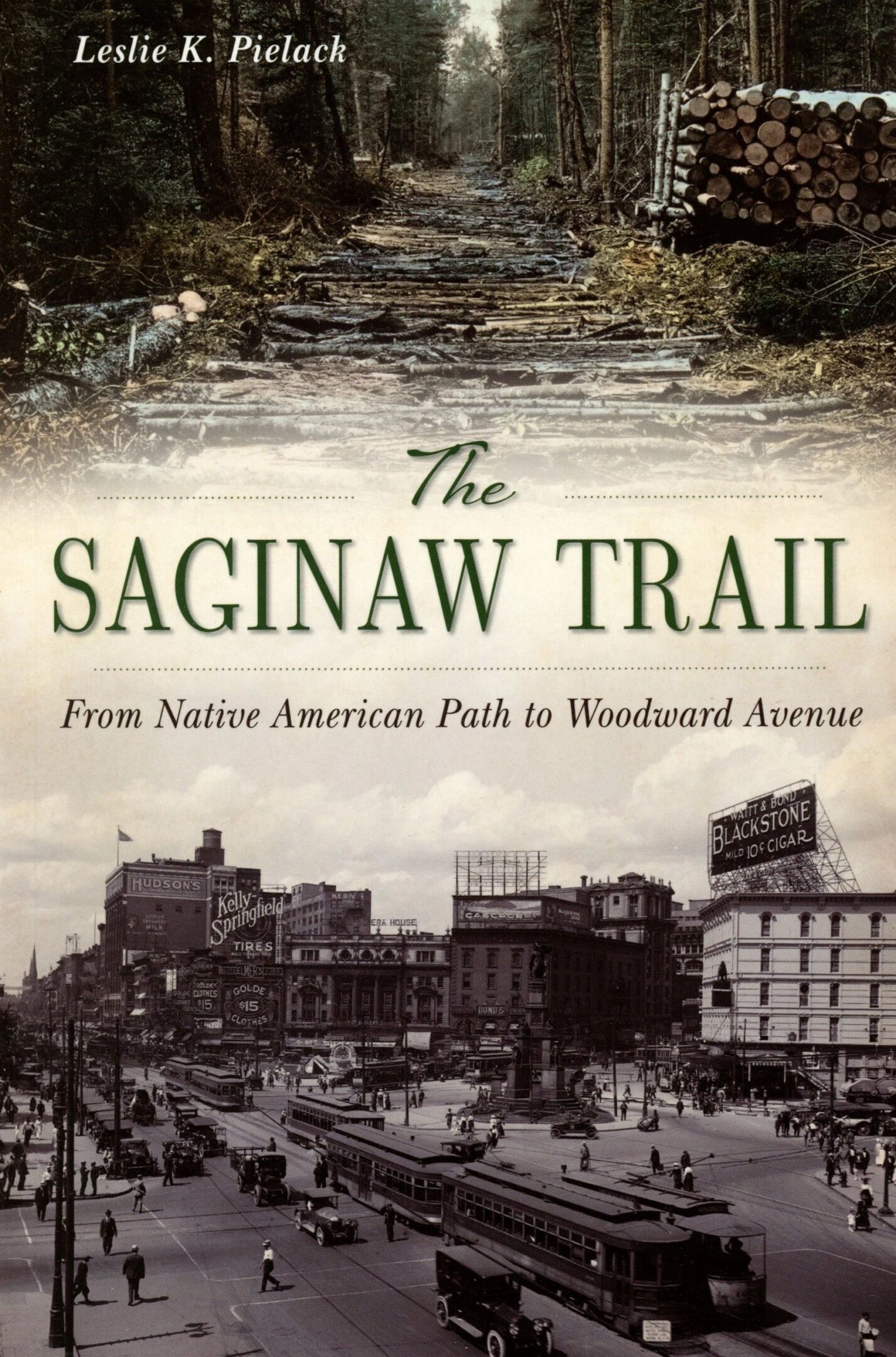 Book cover of "The Saginaw Trail".