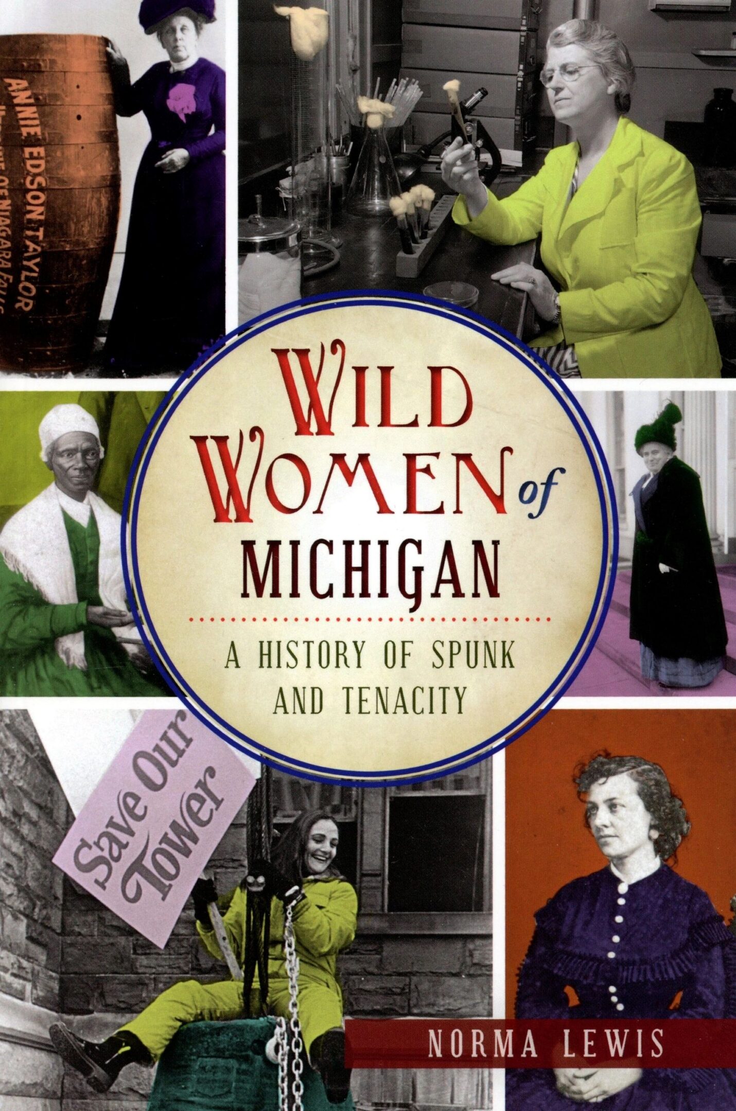Wild Women of Michigan" book cover collage.