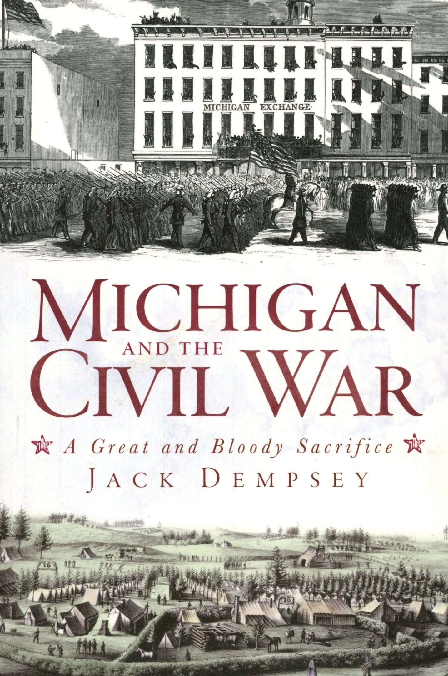 Book cover: Michigan and the Civil War.