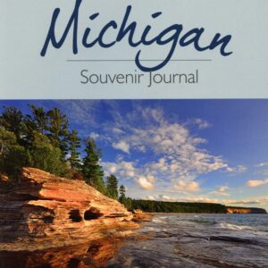 Cover of Michigan Souvenir Journal with coastline.