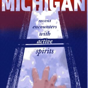 Haunted Michigan book cover with reaching hand.