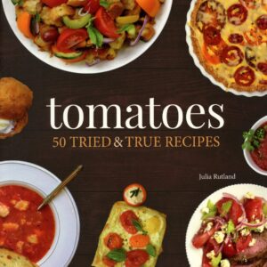 Cookbook cover featuring tomato-based recipes.