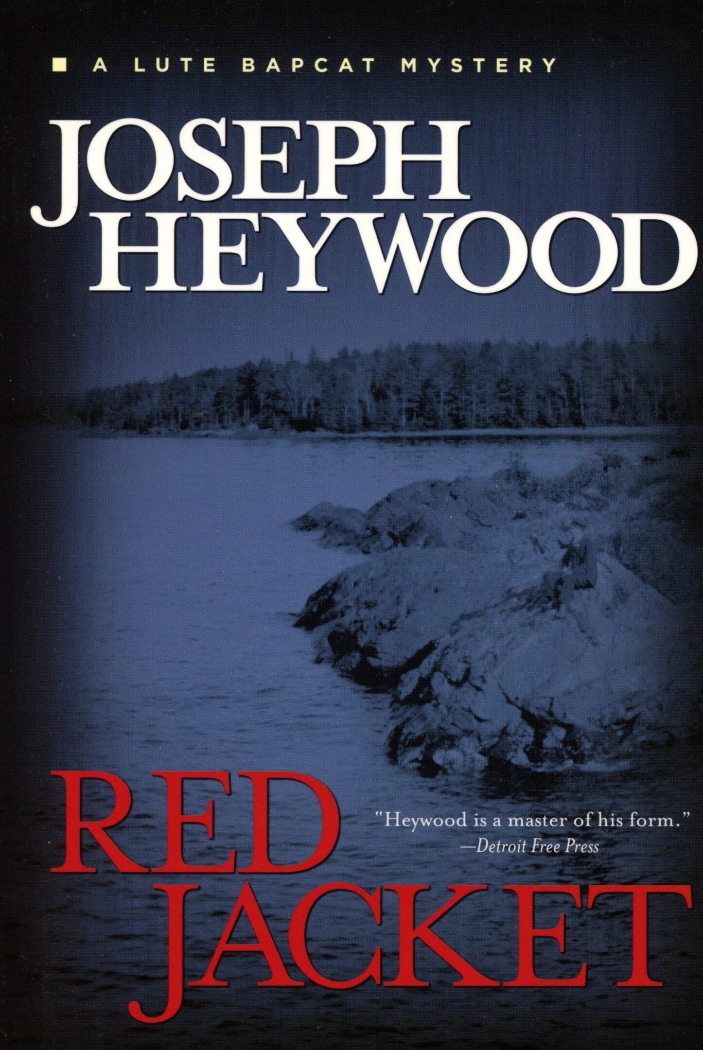 Book cover: "Red Jacket" by Joseph Heywood.