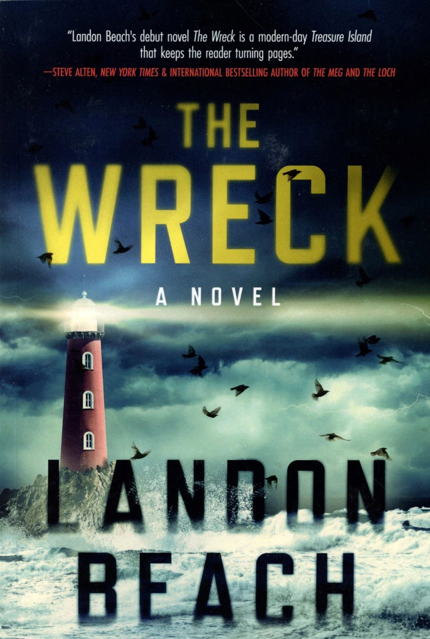 Book cover: "The Wreck" by Landon Beach.