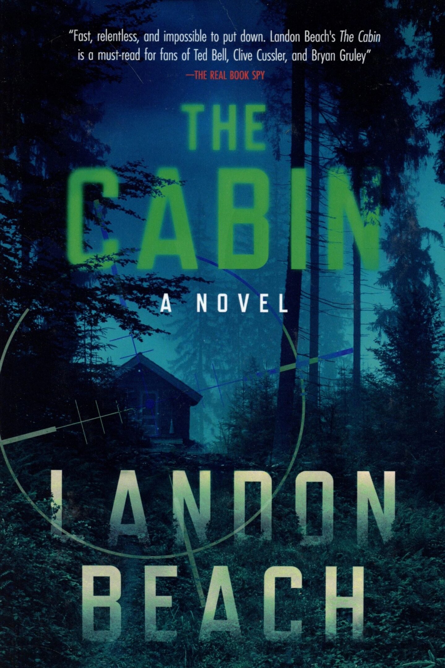 Book cover: "The Cabin" by Landon Beach.
