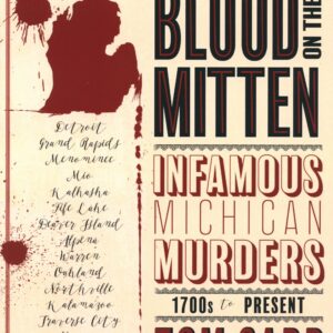 Blood on the Mitten book cover design.