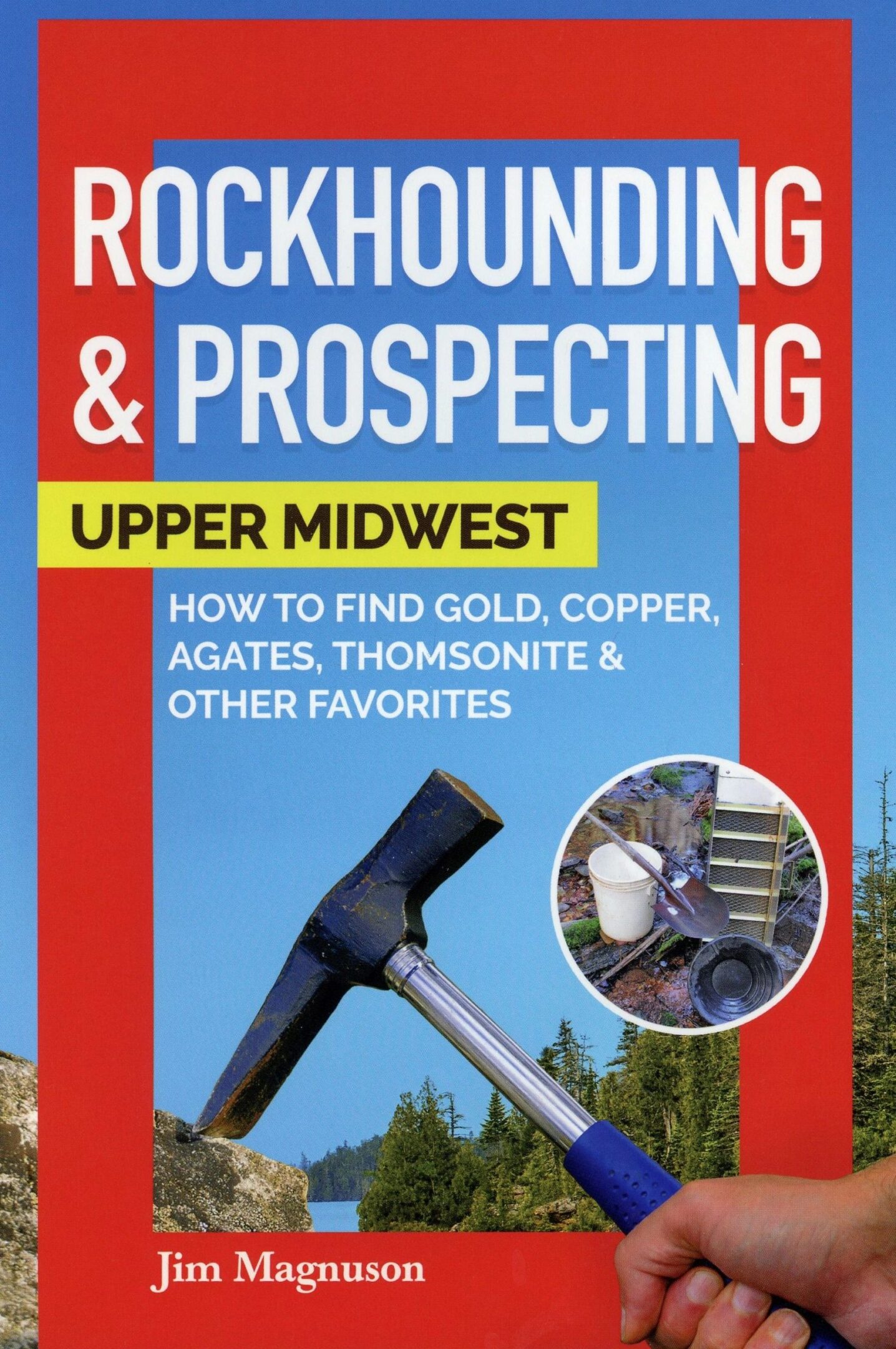 Rockhounding and prospecting book cover.