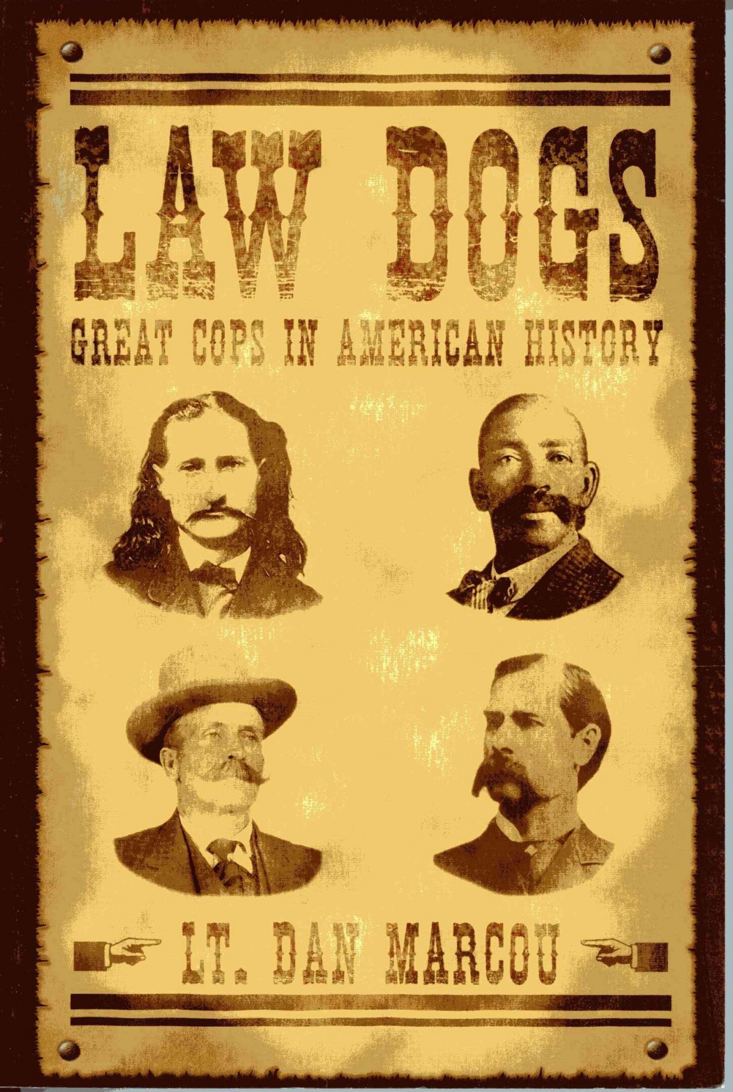 Law Dogs book cover with historical figures.