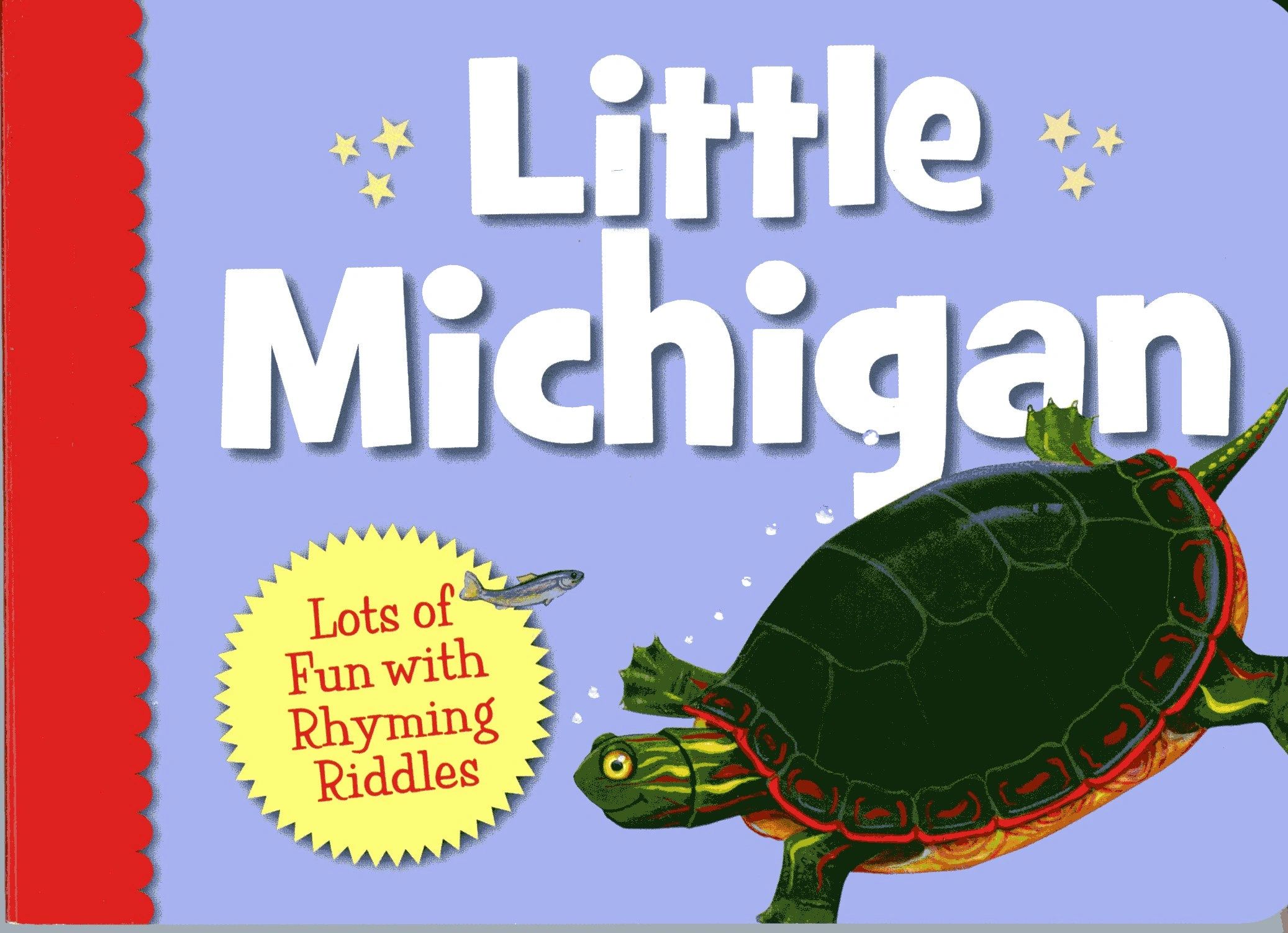 Children's book cover with turtle illustration.