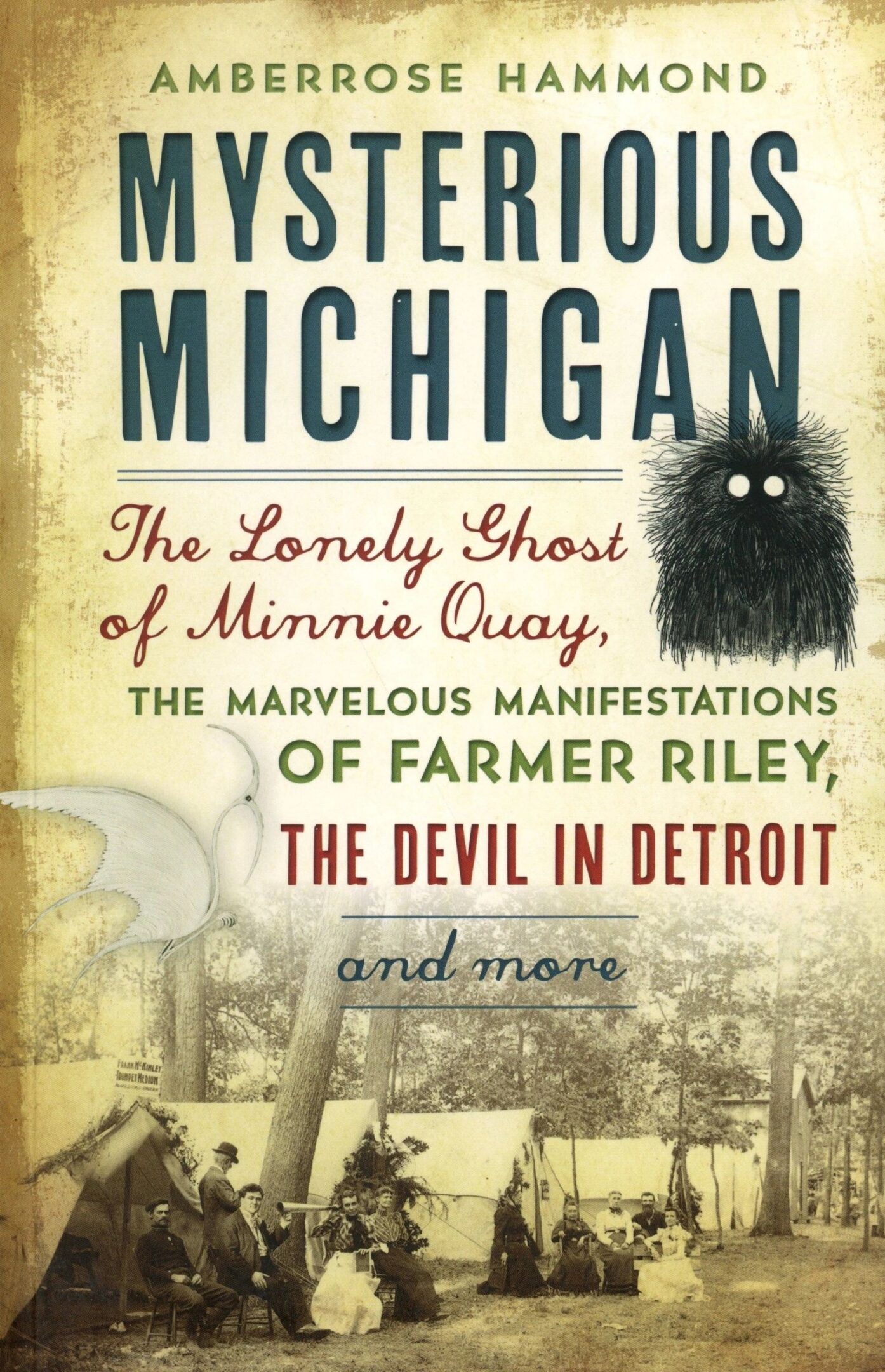 Book cover: Mysterious Michigan by Amberrose Hammond.