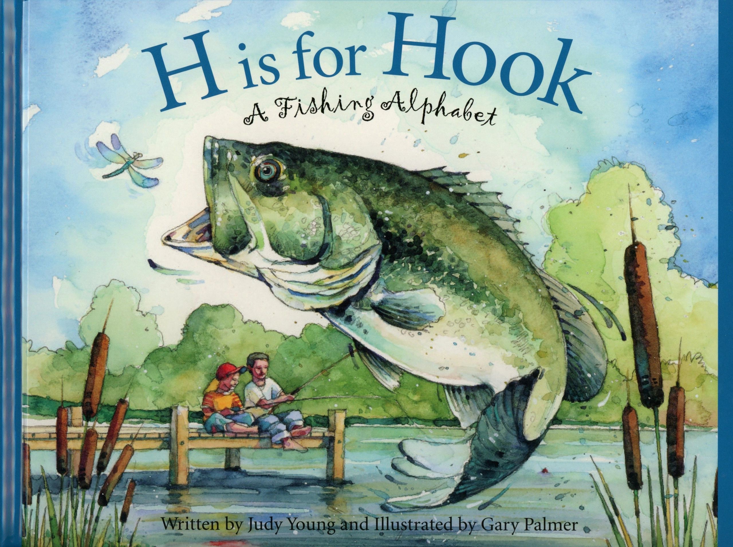 Book cover: H is for Hook, fishing theme.