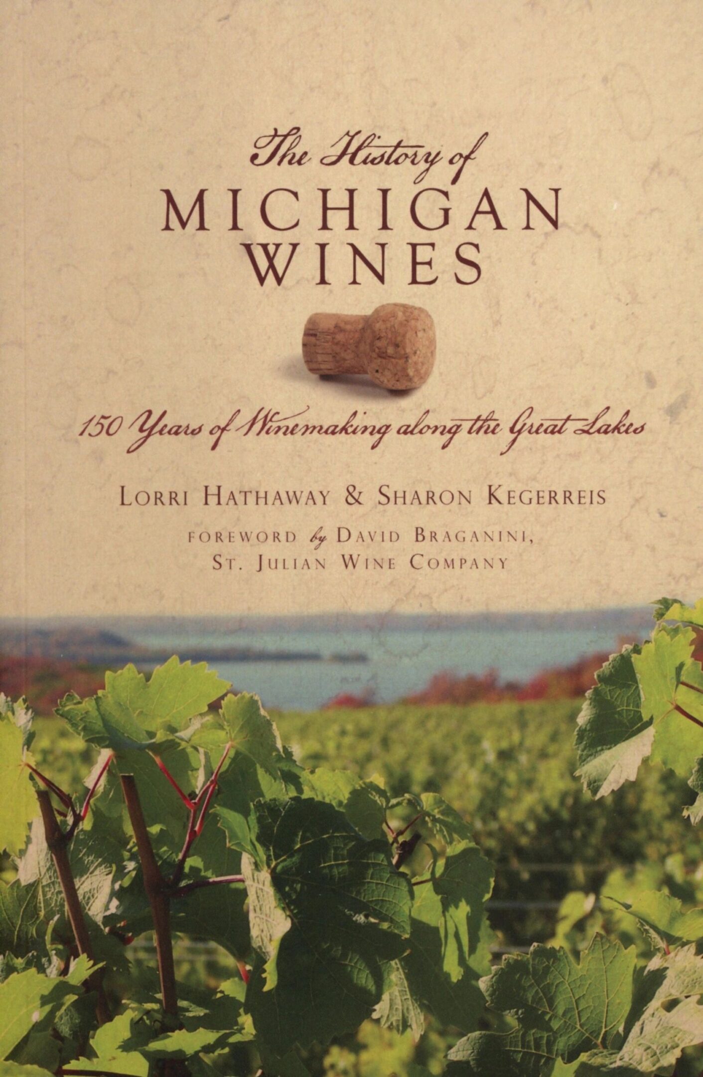 Book cover: The History of Michigan Wines.