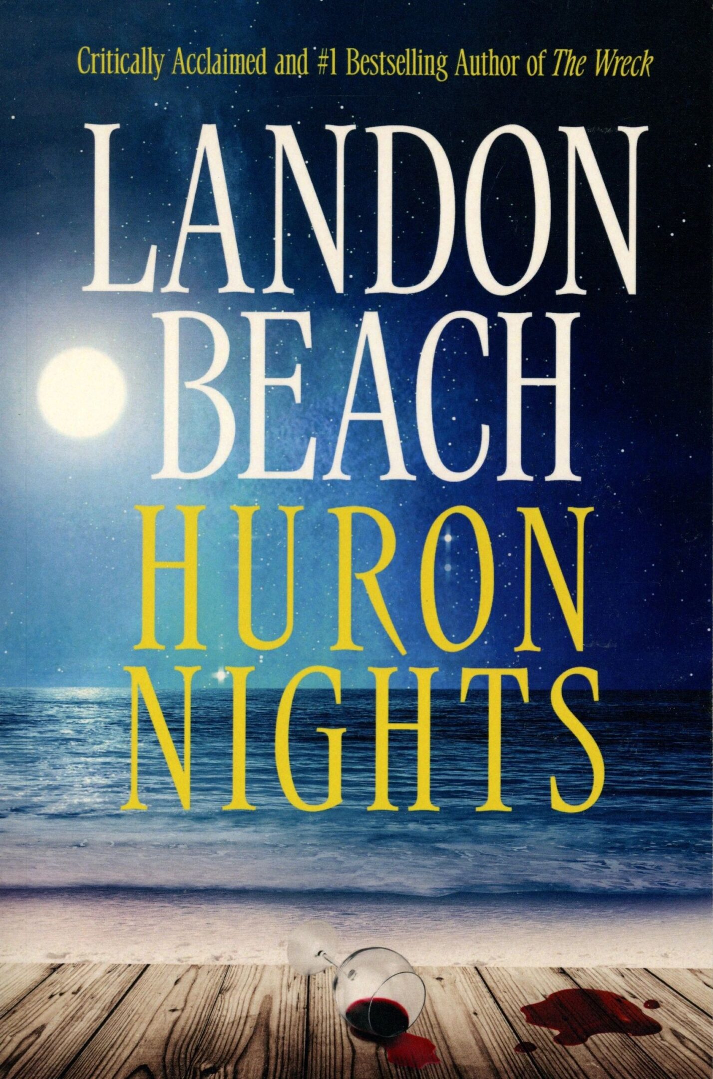 Book cover of "Huron Nights" by Landon Beach.