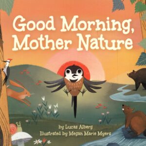 Children's book cover with animals and nature.
