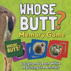 Memory game box with animal cards.