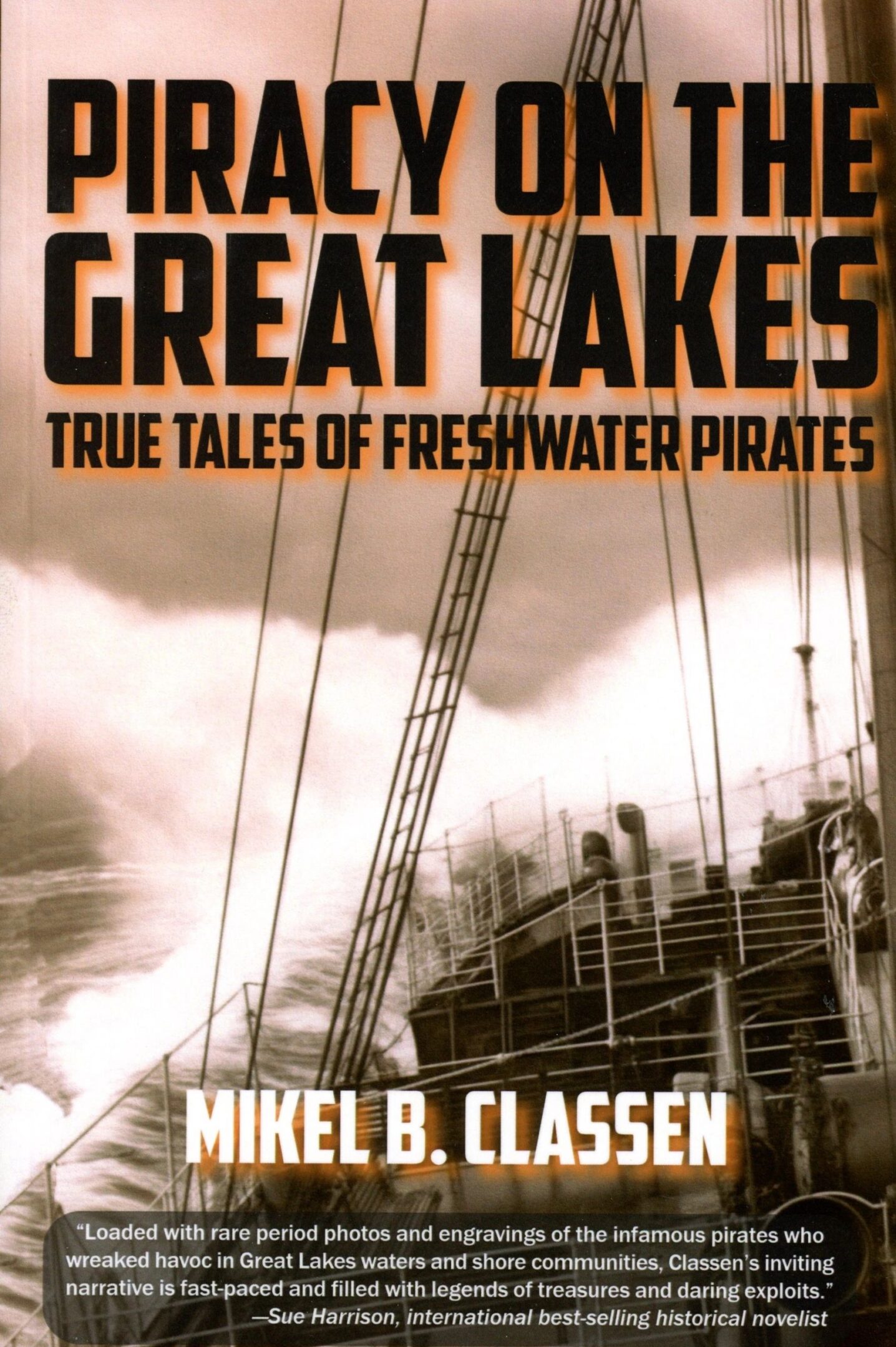 Book cover: Piracy on the Great Lakes.