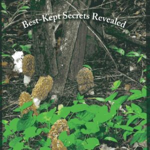 Book cover featuring morel mushrooms in forest.