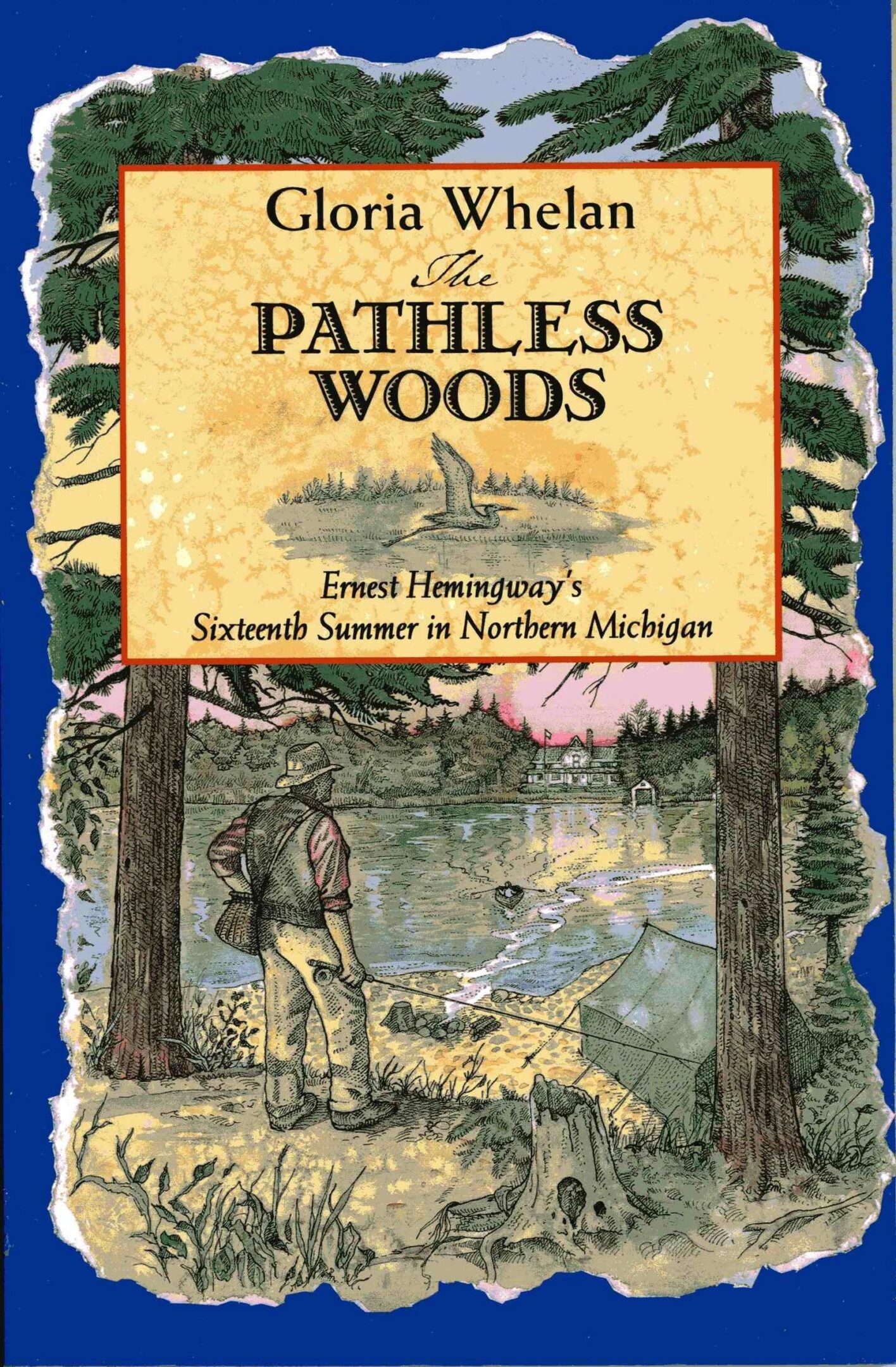 Book cover: "The Pathless Woods" by Gloria Whelan.